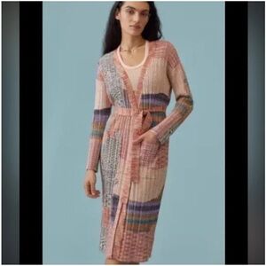 Anthropologie patchwork sweater Xs/S